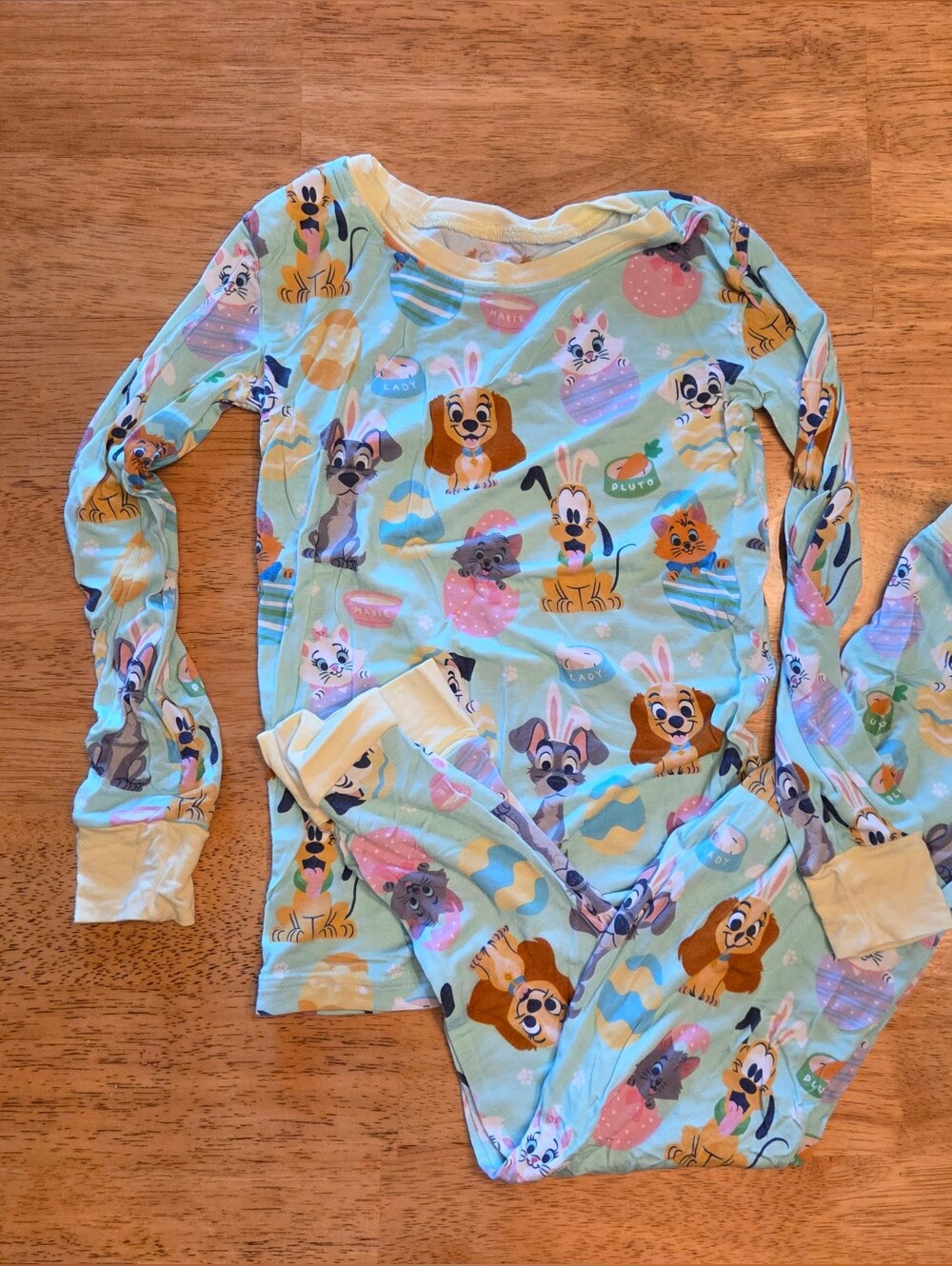 Little Sleepies Light Blue Disney Puppy Print Kids Pajamas